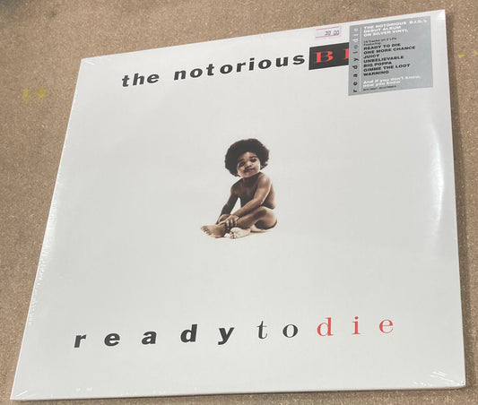 The front of ‘The Notorious BIG - Ready to Die’ on vinyl