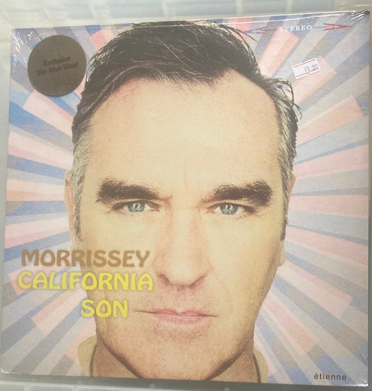 The front of 'Morrissey - California Sun' on vinyl