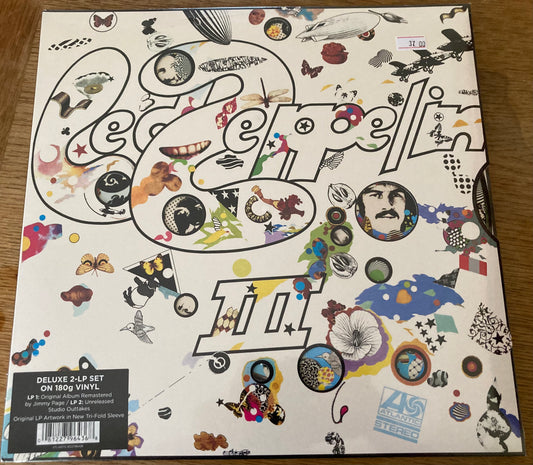 The front of 'Led Zeppelin - Led Zeppelin III deluxe edition' on vinyl
