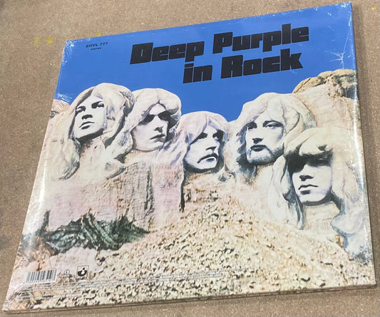 The front of 'Deep Purple - In Rock' on vinyl