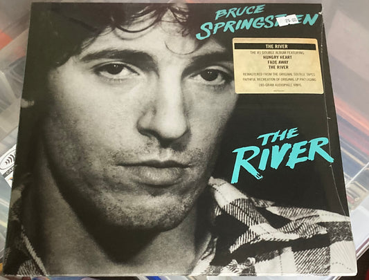 The front of 'Bruce Springsteen - the River' on vinyl