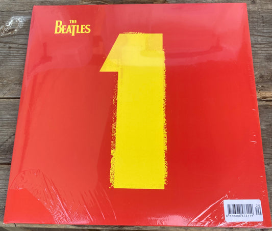 The front of 'The Beatles - 1' on vinyl