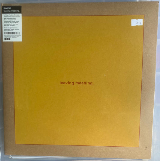 Swans - Leaving Meaning (Record LP Vinyl Album)