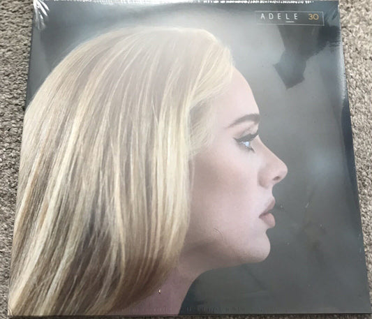 The front of Adele - 30 on vinyl
