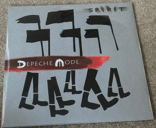 The front of Depeche Mode - Spirit on vinyl.