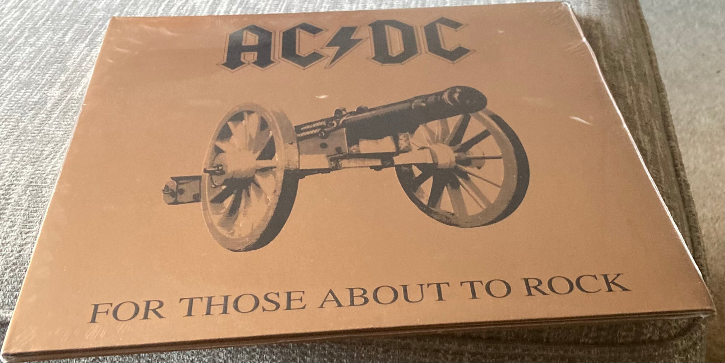 The front of AC/DC - For Those About To Rock on Vinyl