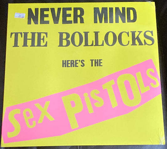 The front of 'Sex Pistols - Never Mind the Bollocks' on vinyl