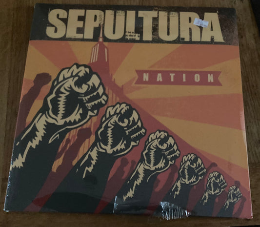 The front of Sepultura - Nation on vinyl