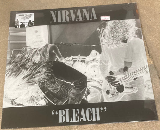 The front of ‘Nirvana - Bleach’ on vinyl