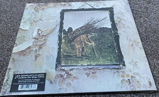 The front of ‘Led Zeppelin - Led Zeppelin IV’ on vinyl.