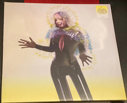 The front of Björk - Vulnicura on vinyl.