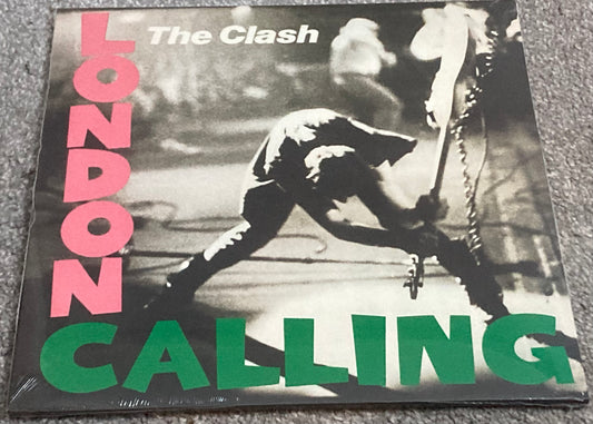 The front of The Clash - London Calling on vinyl
